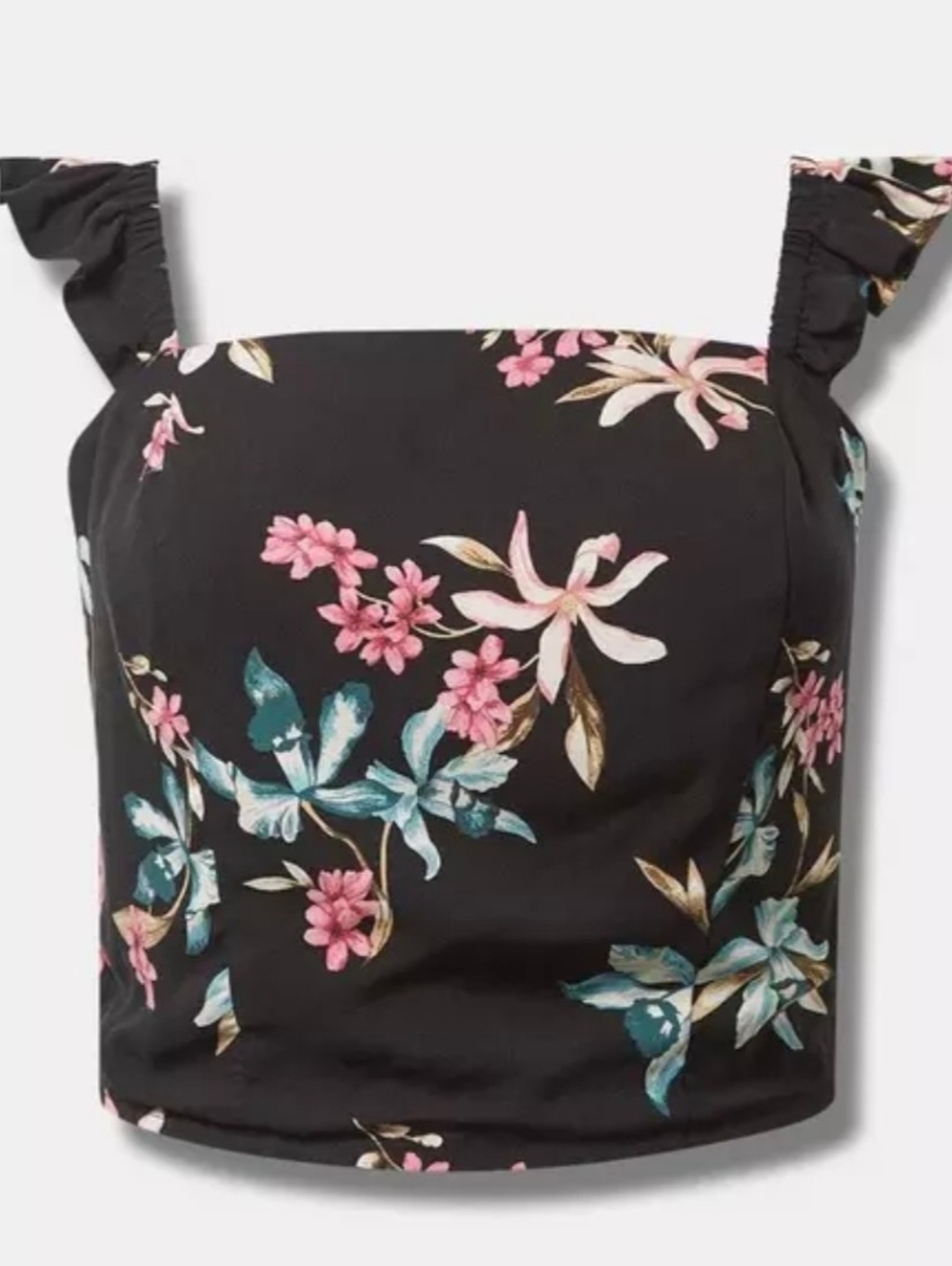 Torrid Floral Crop Top 2X